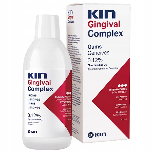 

Płyn do ust Kin Gingival Complex 0,12% 500 ml