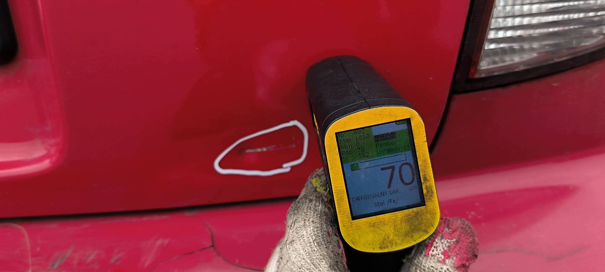 trunk door boot red ORYG KIA RIO and KOMBI