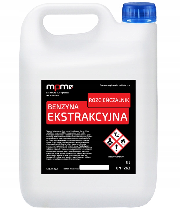 Benzyna ekstrakcyjna NISKOAROMATYCZNA 5L