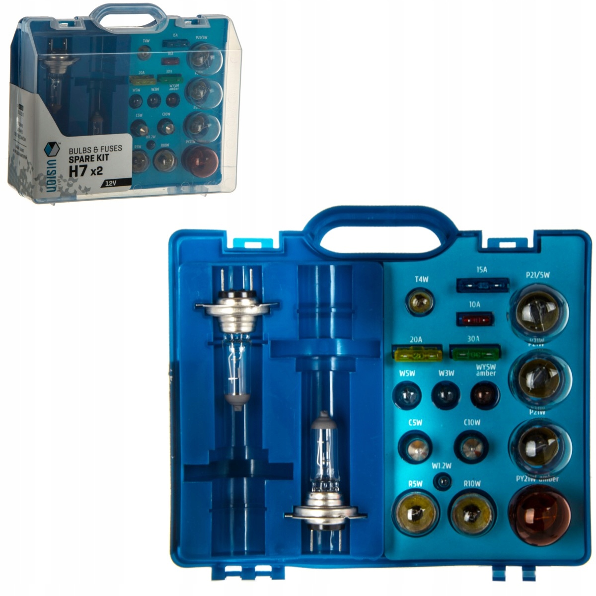 

Zestaw żarówek 2x H7 12V 17 elementów Vision