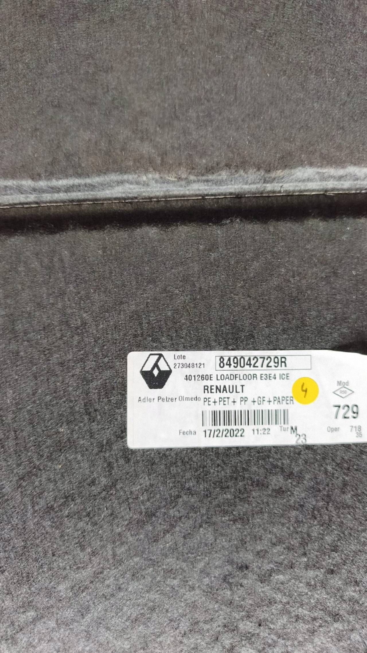 mats floor boot Renault Austral 849042729R