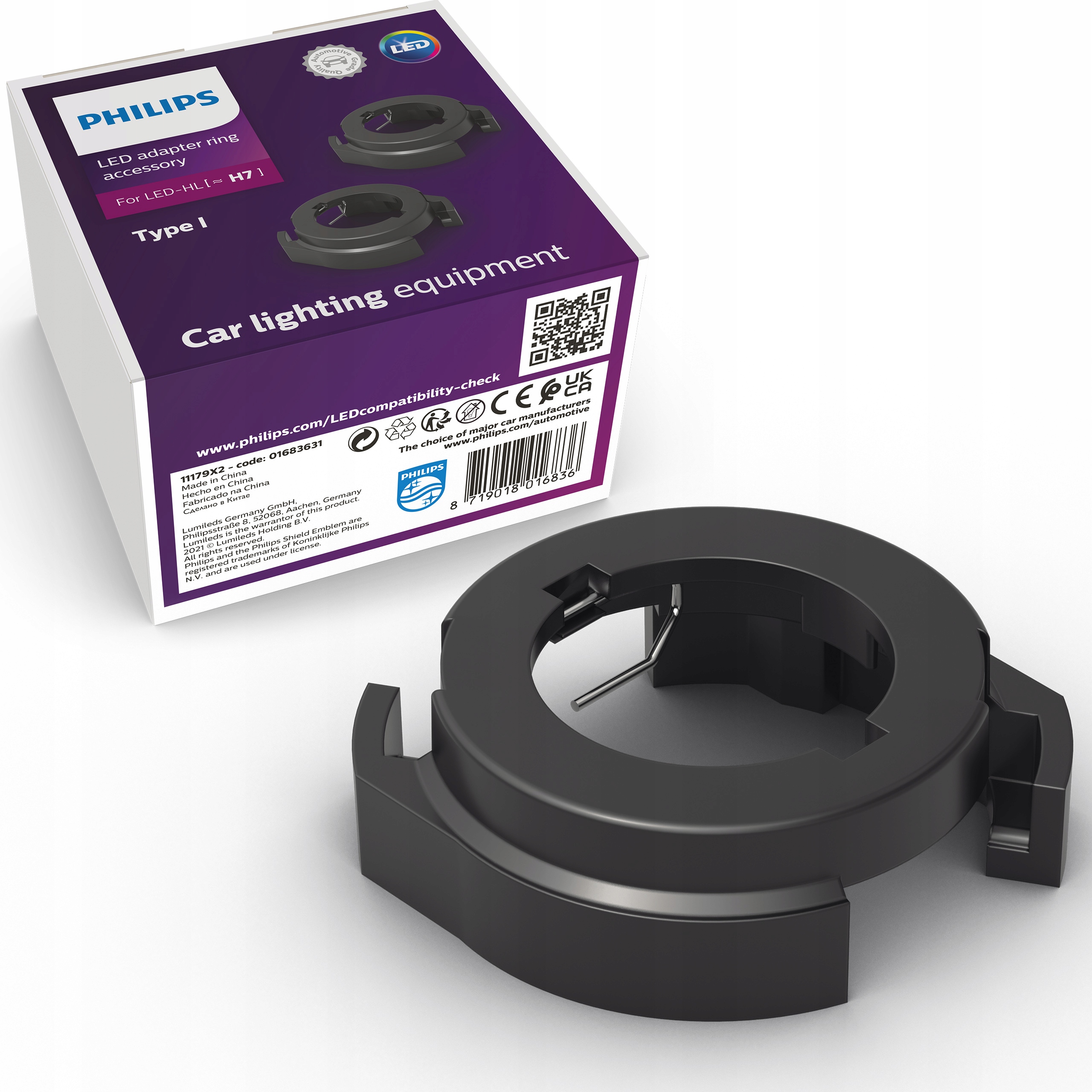 

Philips pierścień adapter mocujący do Led H7 I
