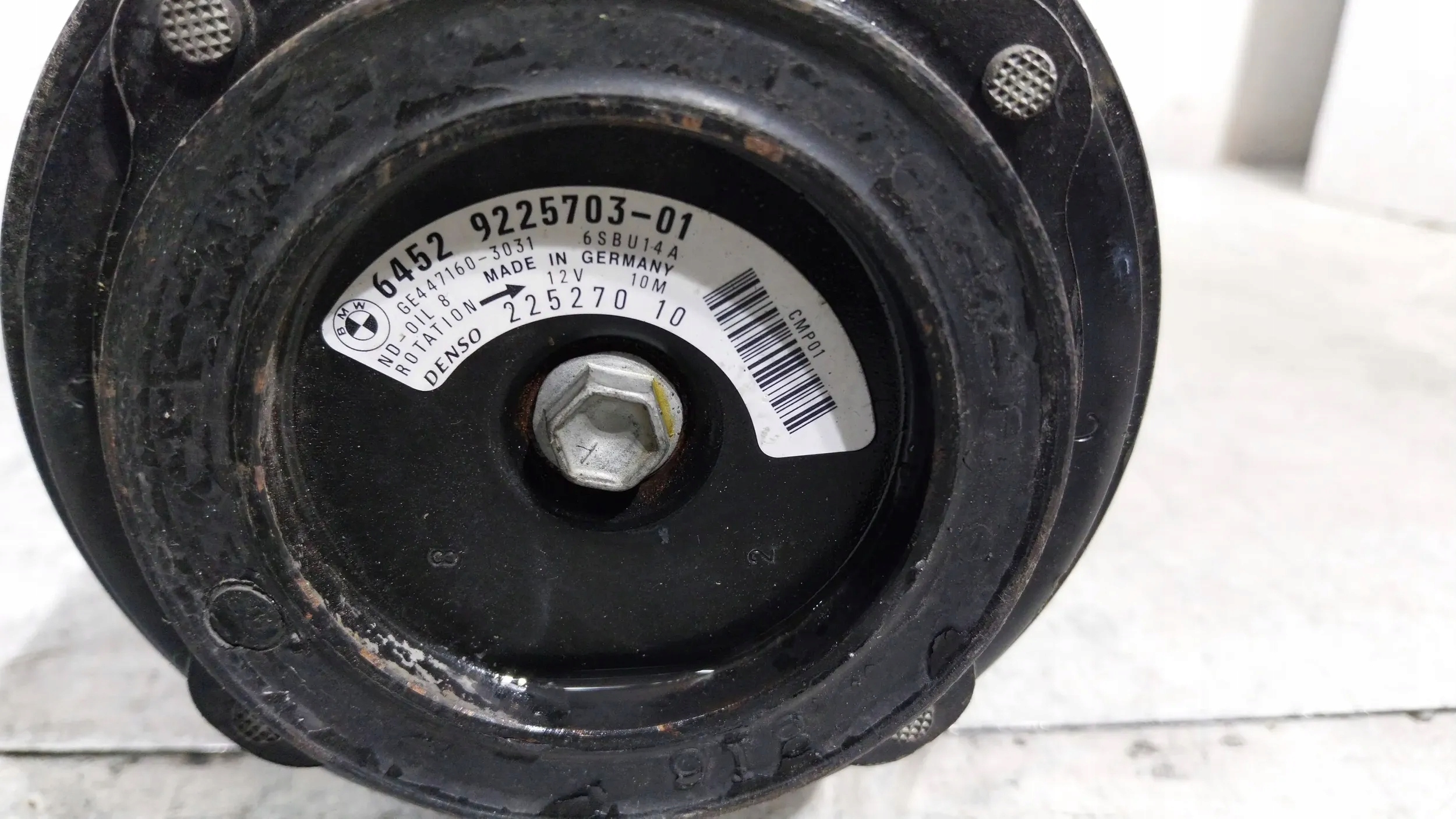 compressor compressor; of the air conditioning 447260-3821 BMW E90 2.0D 08-12