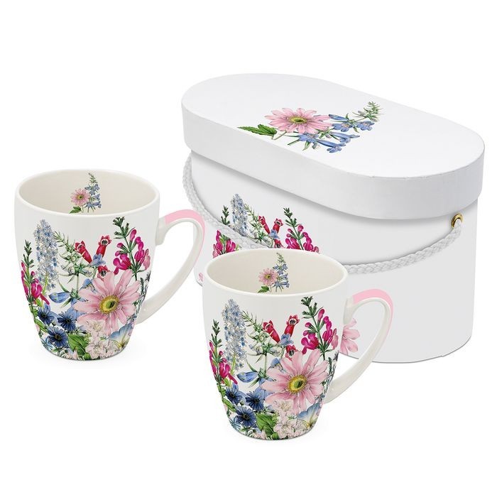 

Ogród Kubki Porcelanowe w Ozdobnym Pudełku 2 szt.
