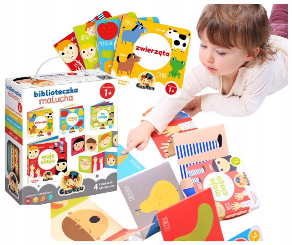 

CzuCzu Biblioteczka Malucha 4 Książeczki 1+