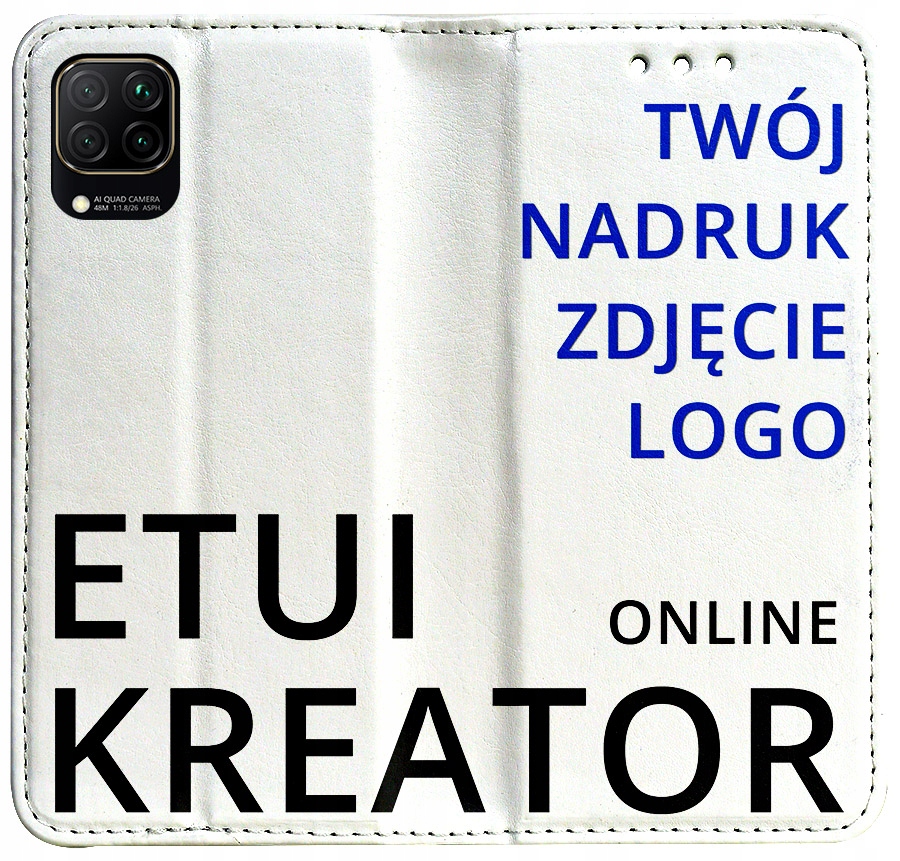 

Etui Portfel Kreator Nadruk Do Huawei P40 Lite