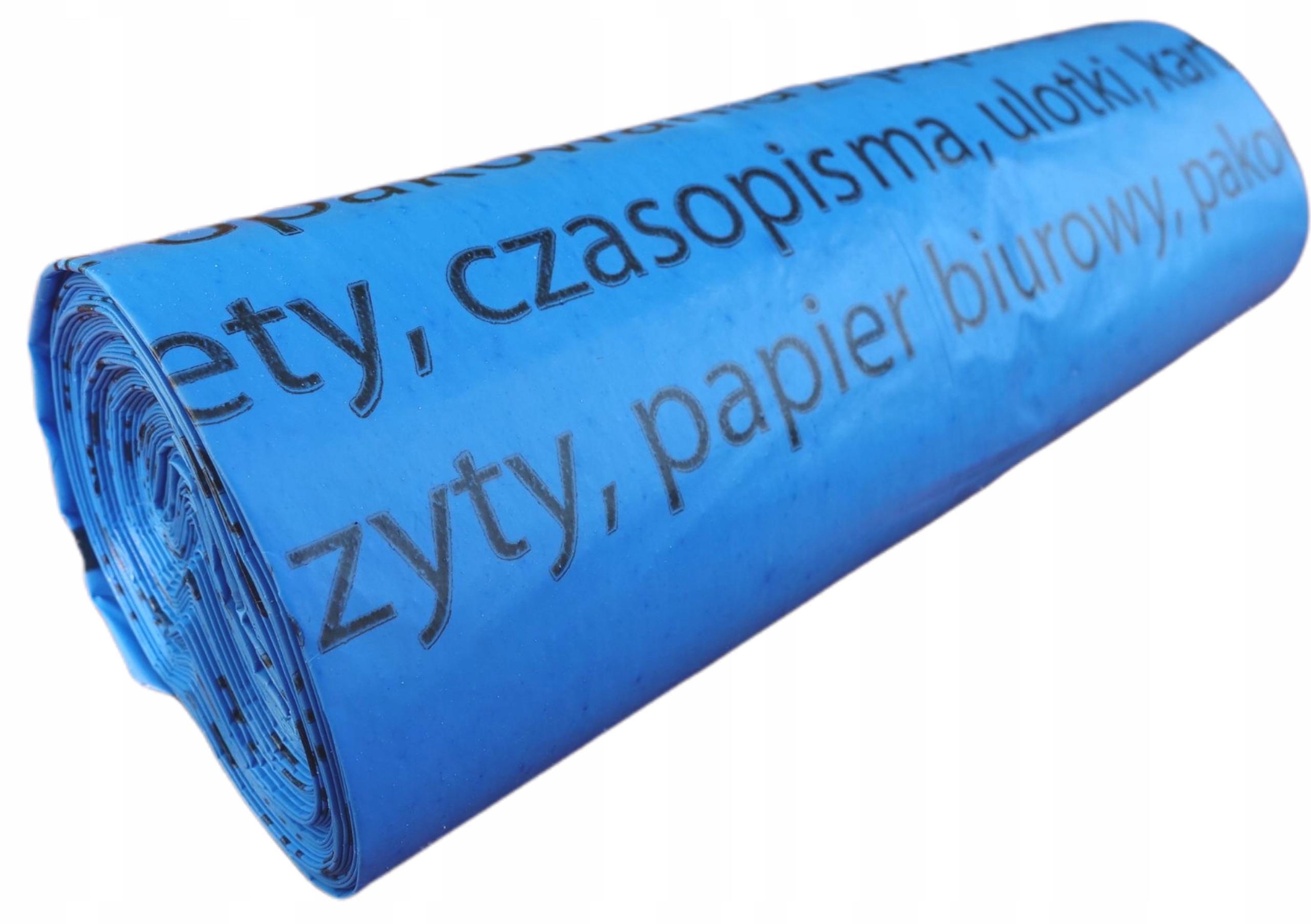 

Worki do segregacji śmieci Papier Niebieskie 120L