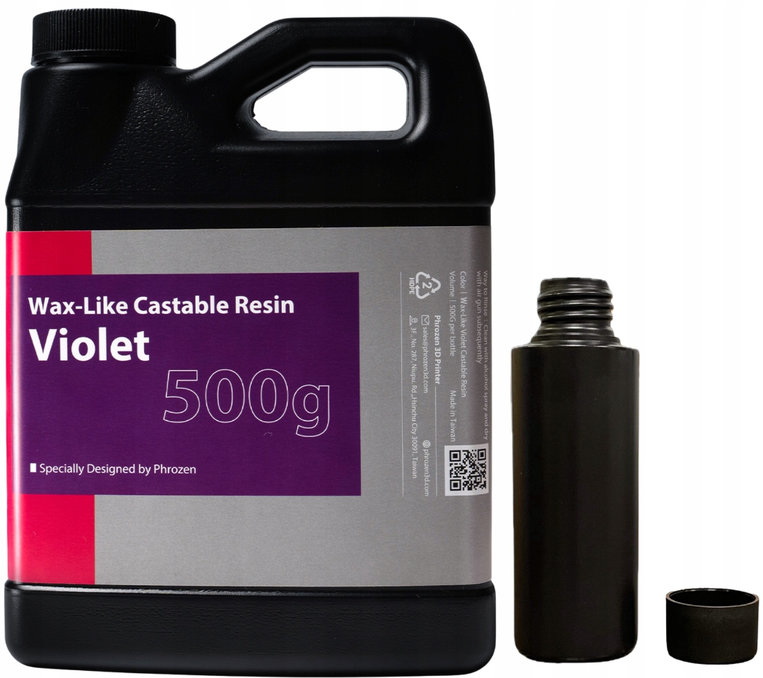 Uv pryskyřice Phrozen Wax-like Castable Violet 0.1 kg 0.1 l pro 3D tiskárnu