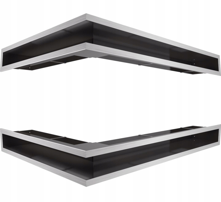 Mřížka Luft rohová pravá 54,7x76,6x9 brus Slim