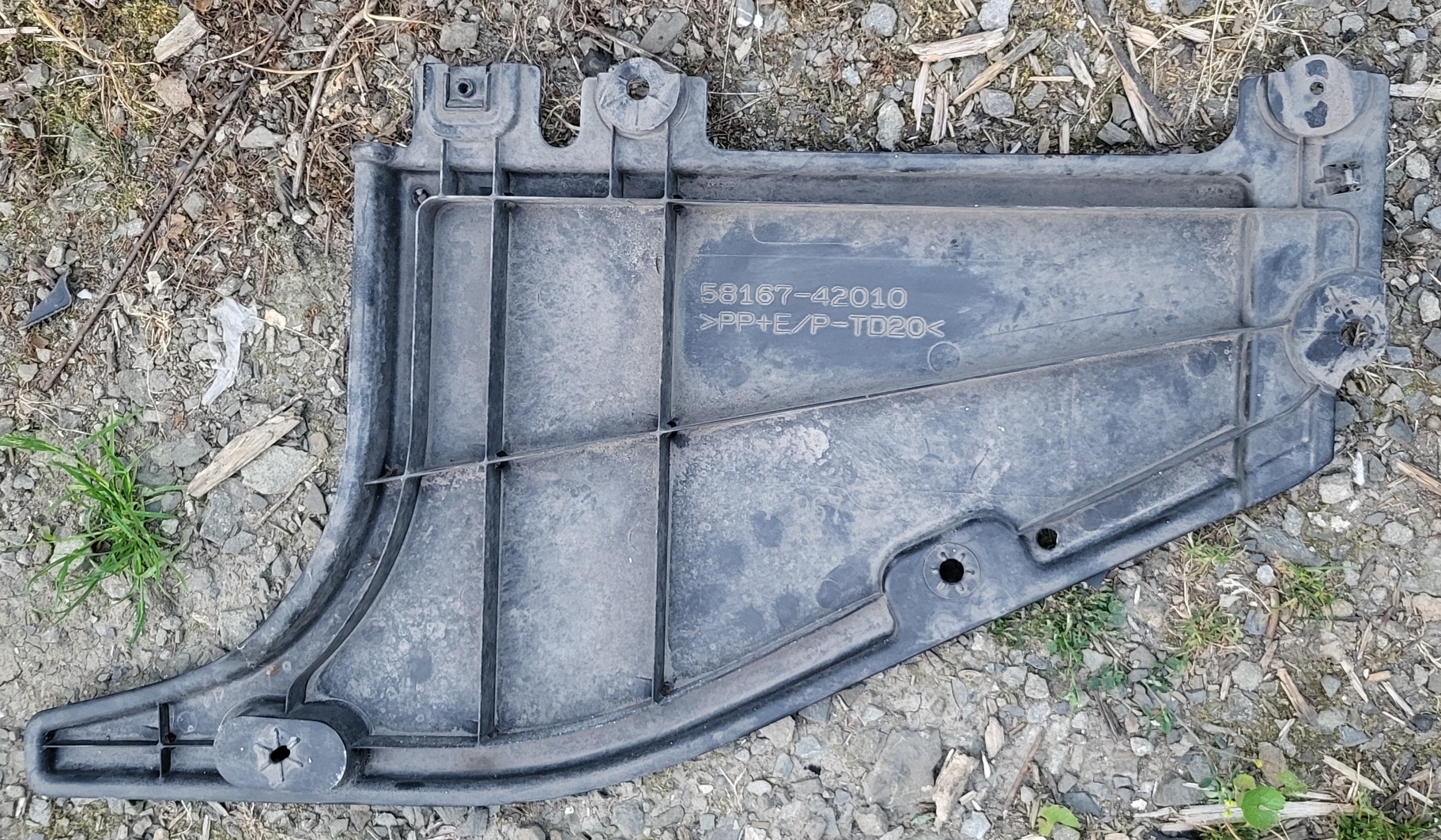 Blende Abdeckung abdeckung Unterfahrschutz TOYOTA RAV4 V 58167-42010 OE