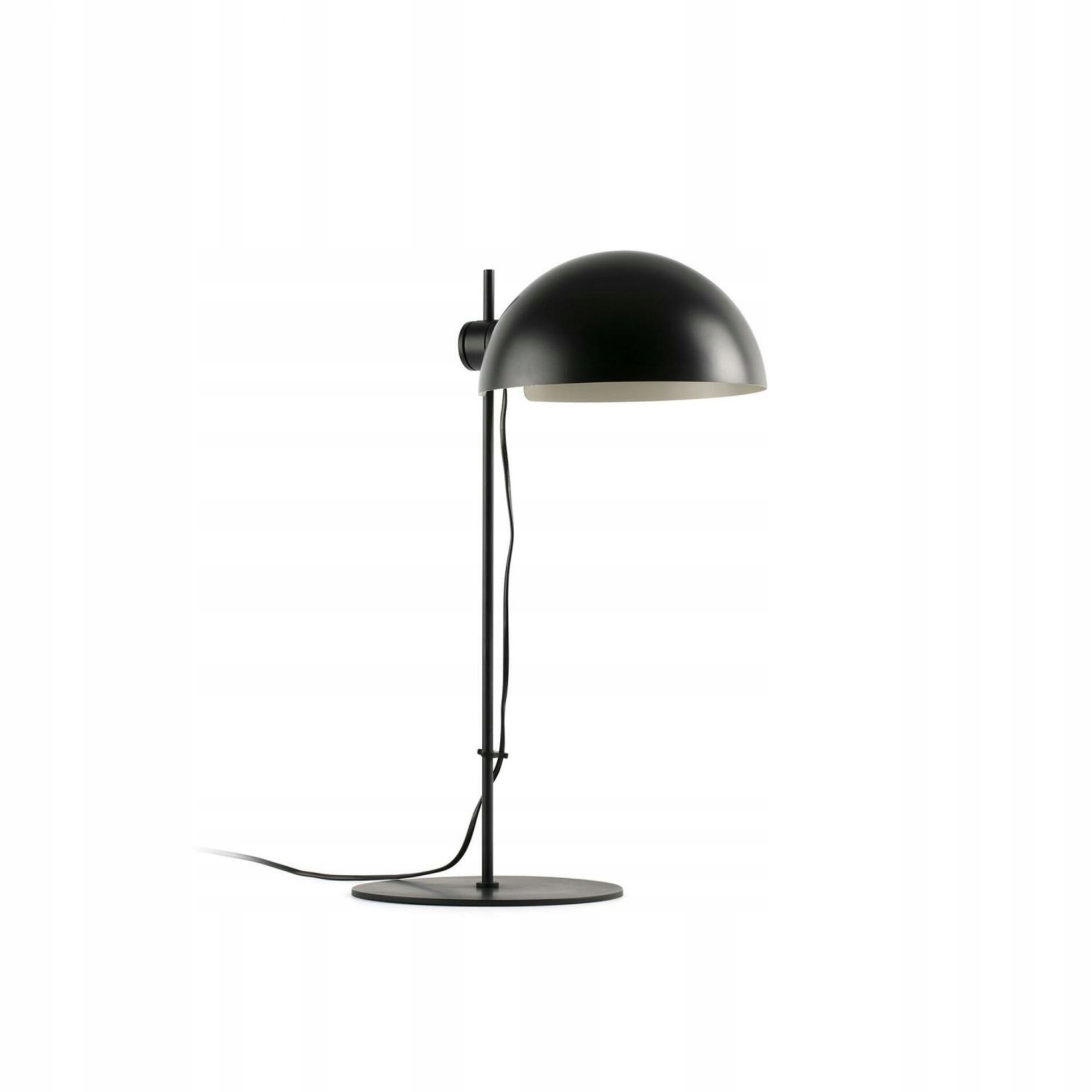Faro Dominica stolná lampa čierna, oceľ, E27, industriálny štýl, 15 W, IP20