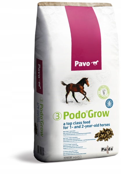 Pasza Pavo Podo Grow 20 kg -Granulat dla odsadków i młodych rosnących koni