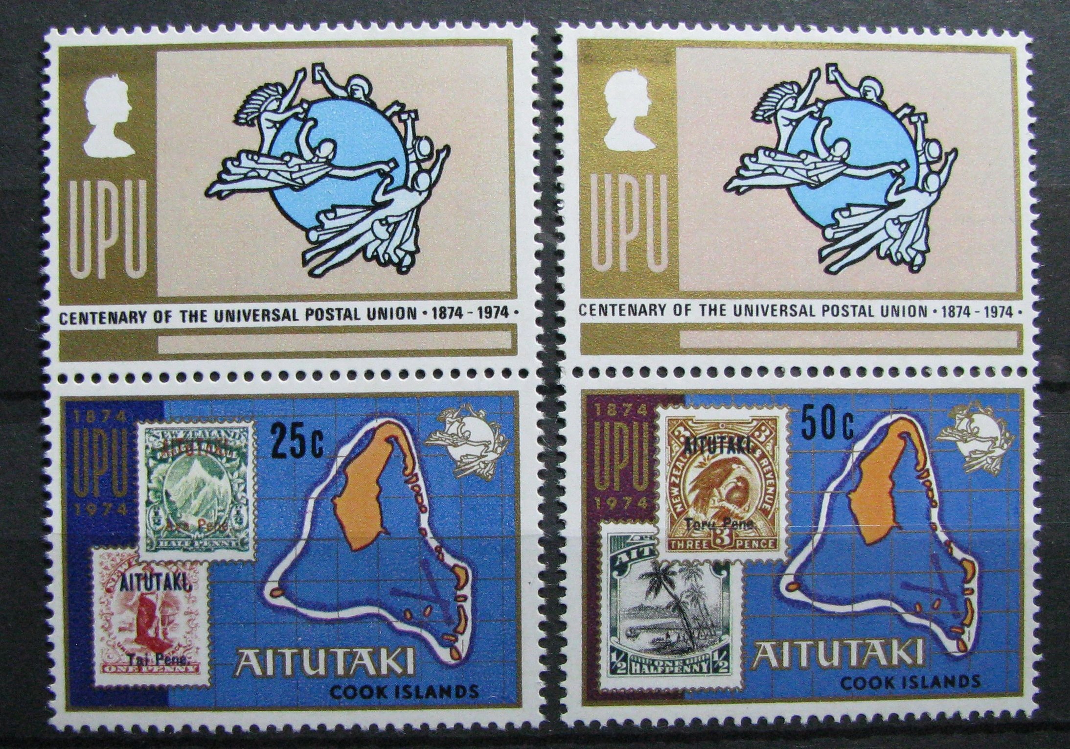 AITUTAKI - Mi 118-119 ZF **