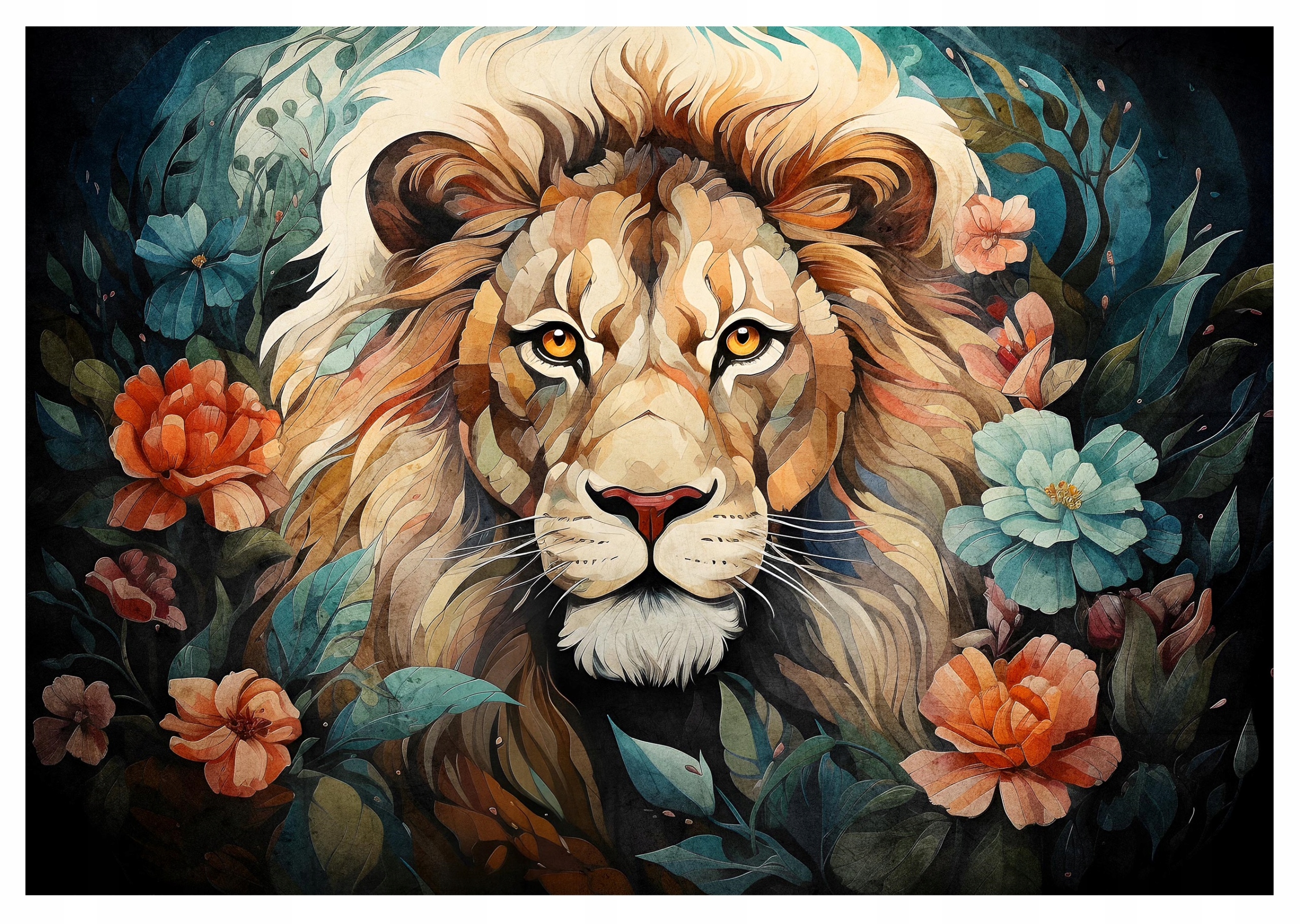 Fototapeta S Levom Detská abstrakcia 368x254