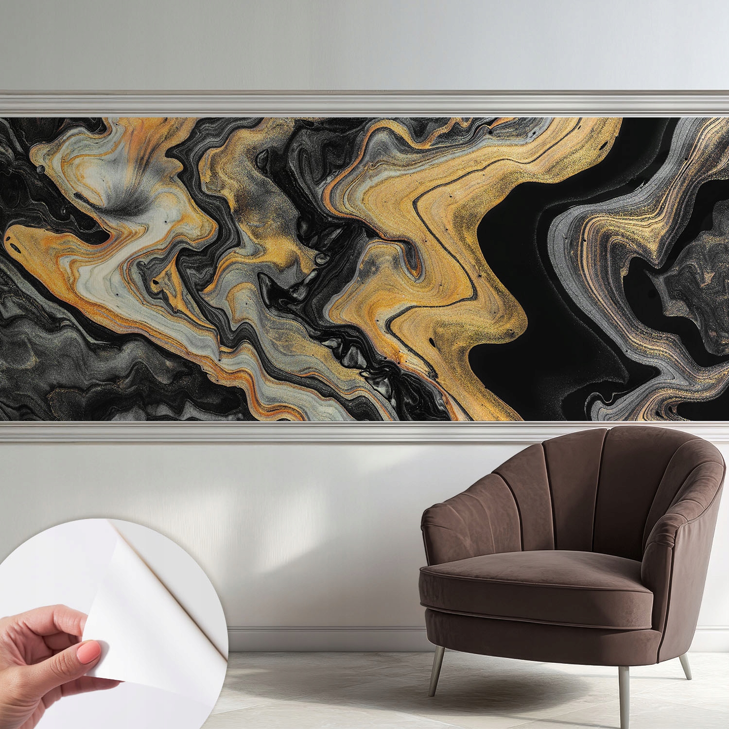 Moderní Samolepicí fototapeta na zeď Kaleidoskop linie 250 x 104 cm