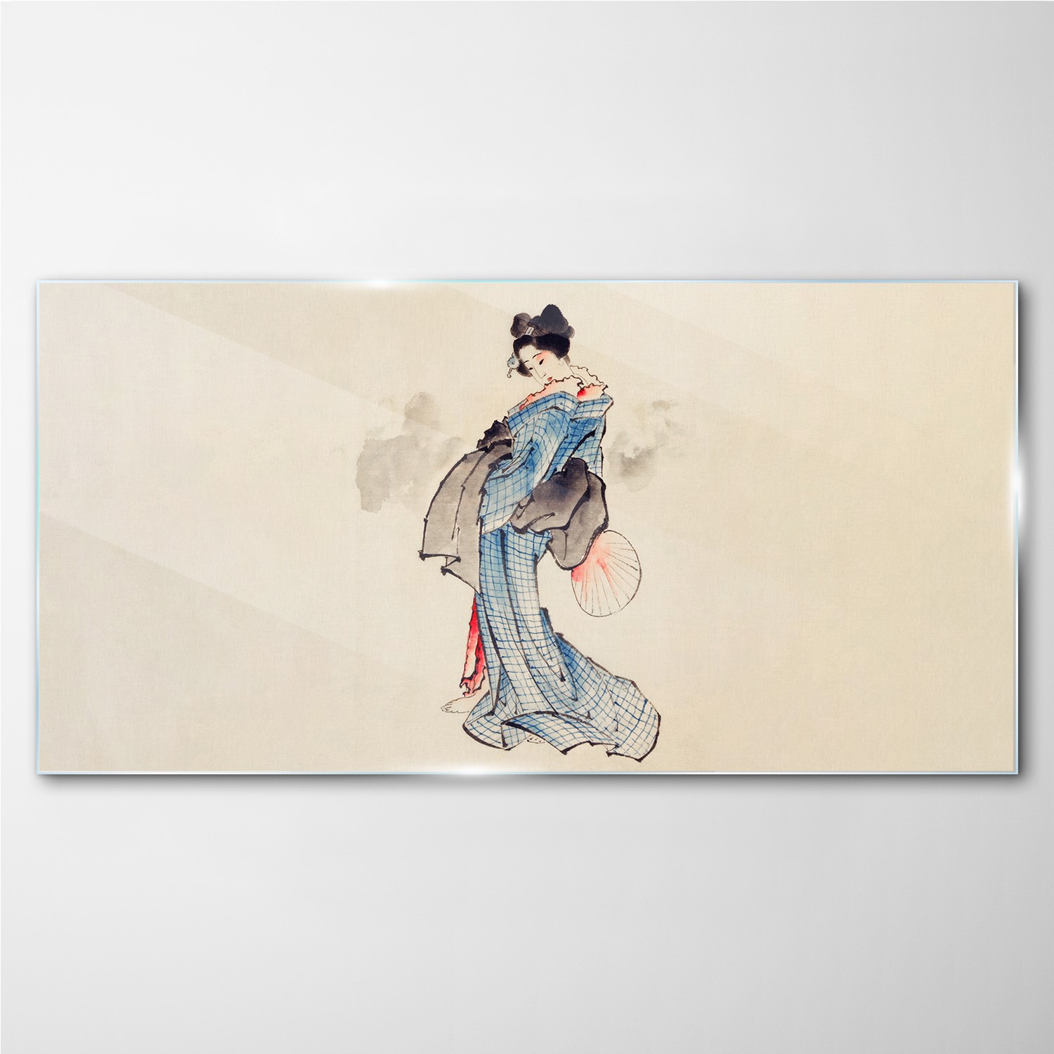

Foto-obraz szklany do salonu Kobiety kimono 140x70