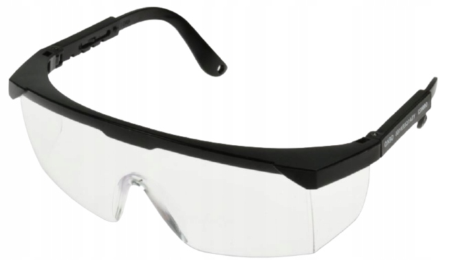 OKULARY OCHRONNE BHP PRZECIWODPRYSKOWE REGULOWANE