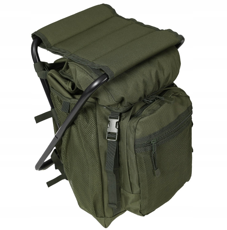 Batoh s židlí Mil-Tec 14059001 20L Olive, skládací židle