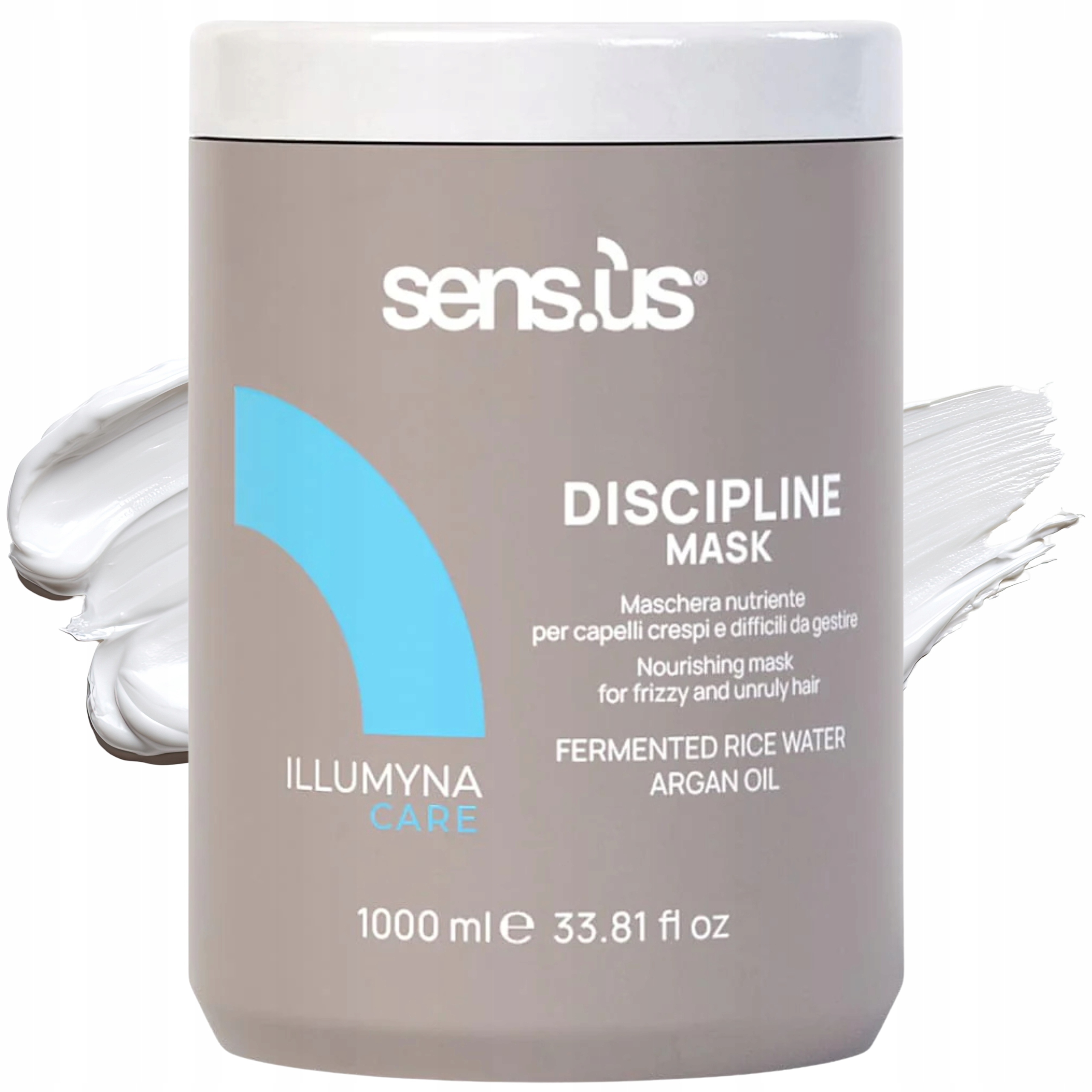Maska do włosów suchych Sensus Illumyna Care Discipline Hair Mask 1000ml
