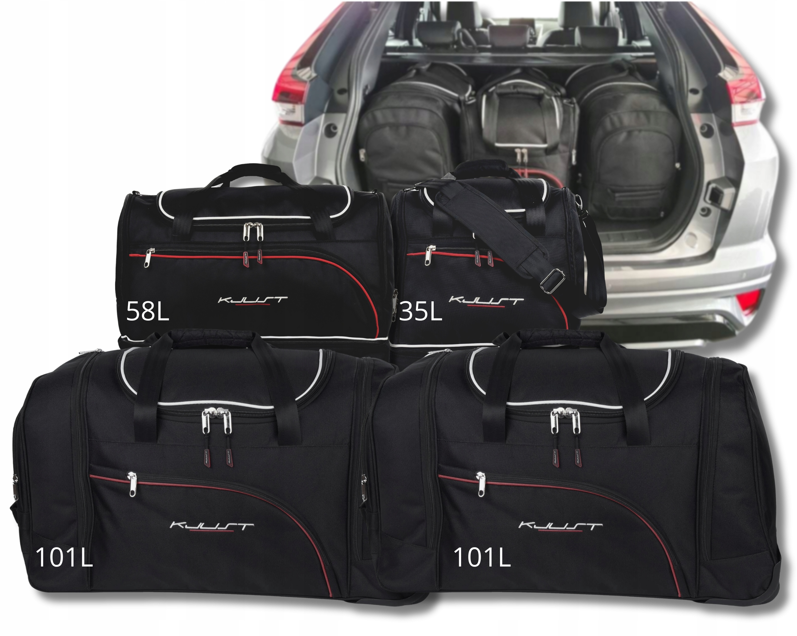 Cestovná Taška Do Kufra Mitsubishi Eclipse Cross Phev 2021+ 4 ks