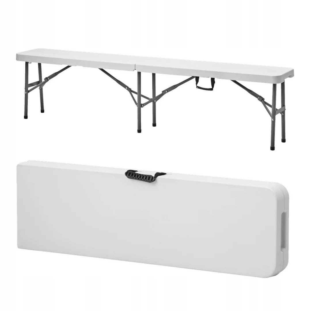 Skladacia záhradná lavička 183x43x28 cm