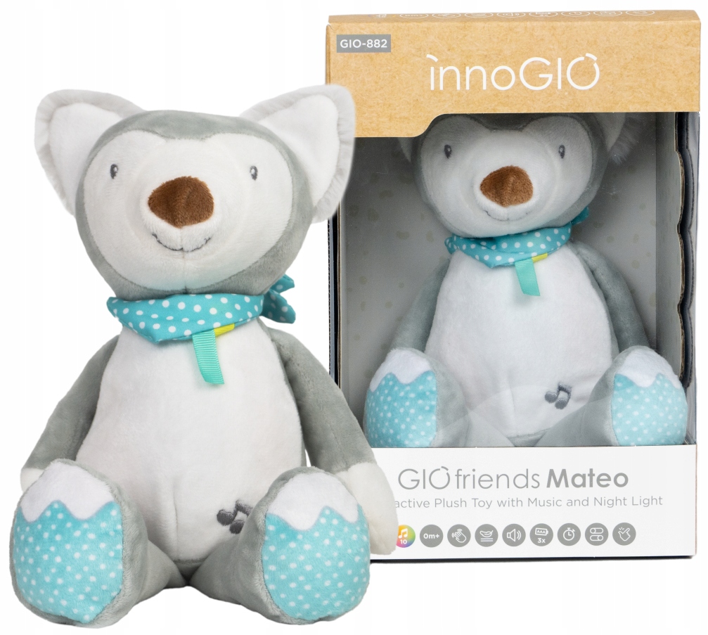 

InnoGIO Lis Mateo maskotka grająca interaktywna