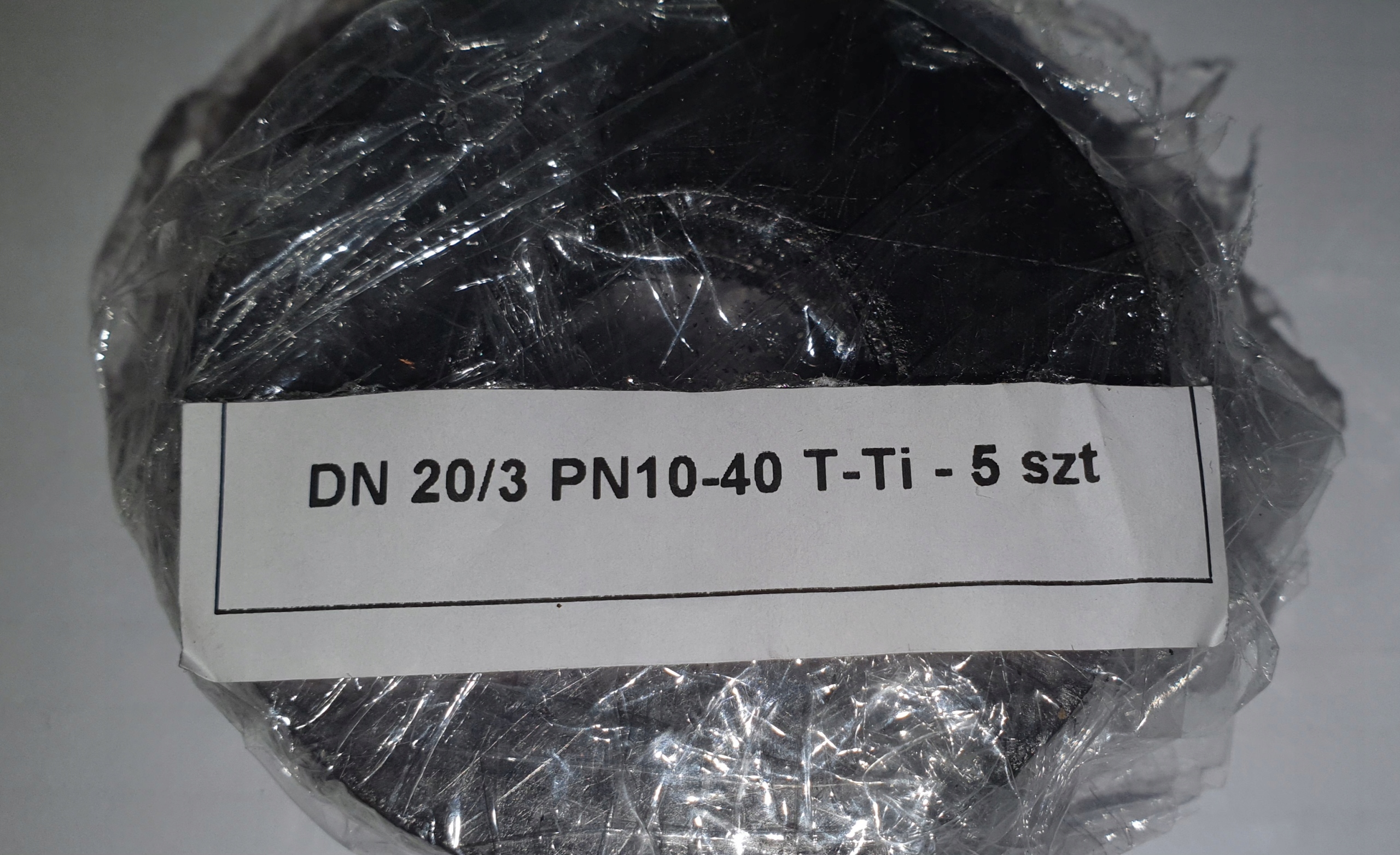 Uszczelka płaska DN 20 PN 10-40 T-TI Kod producenta UPDN20PN10-40T-TI