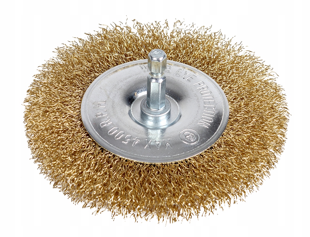 

Szczotka druciana płaska 100mm trzpień 1/4"