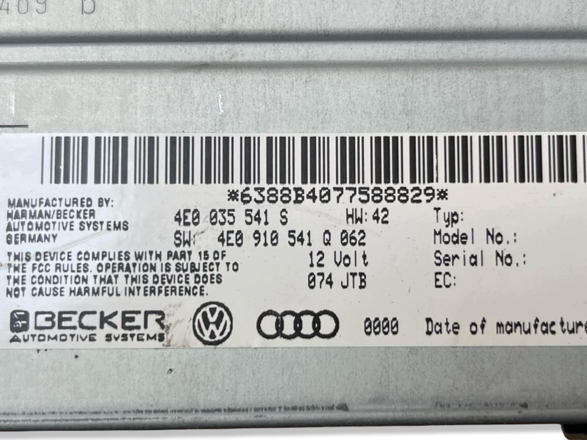 Tuner radia Audi Q7 4L 2007 4E0035541S