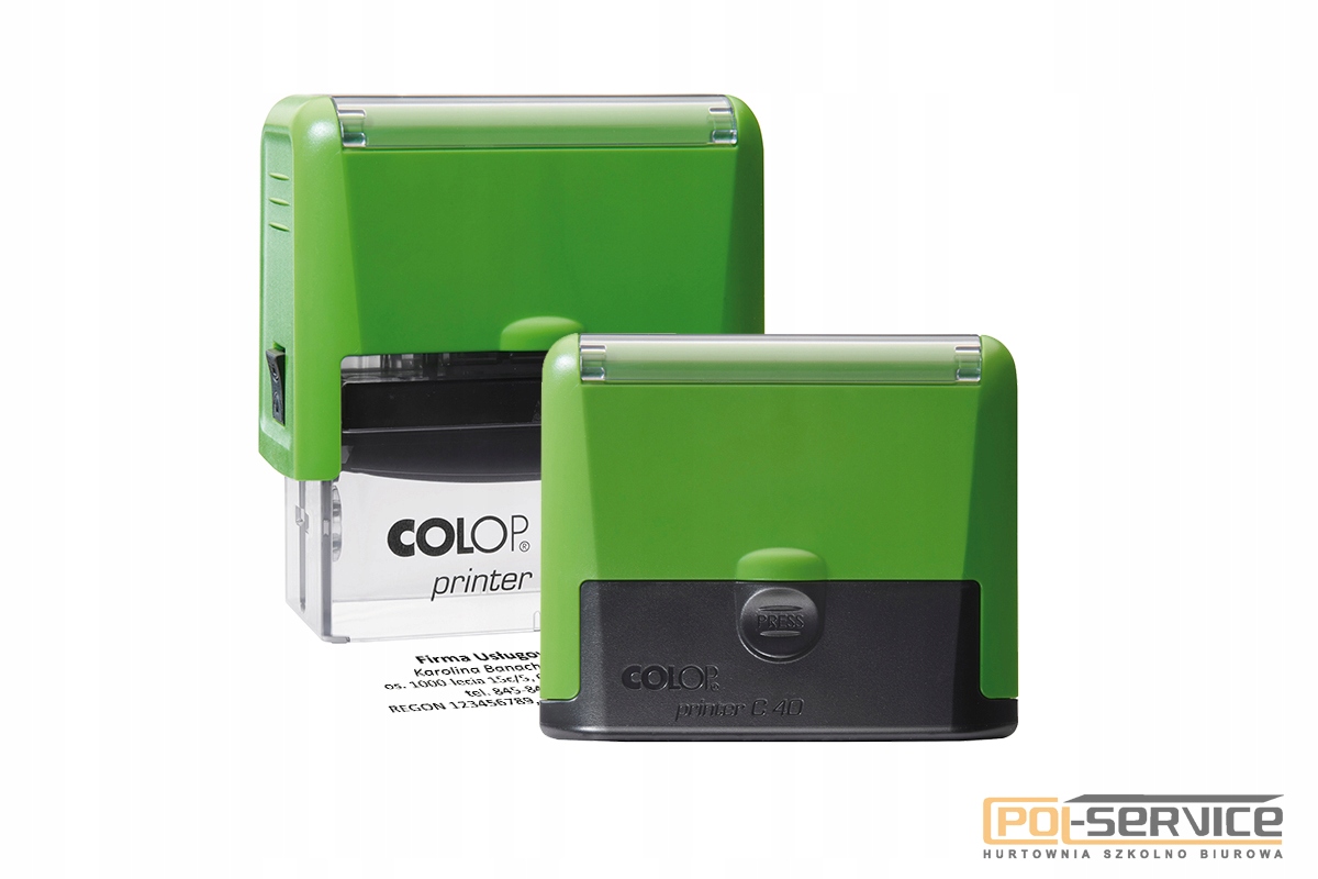 PIECZĄTKA FIRMOWA Z GUMKĄ 59X23 COLOP40