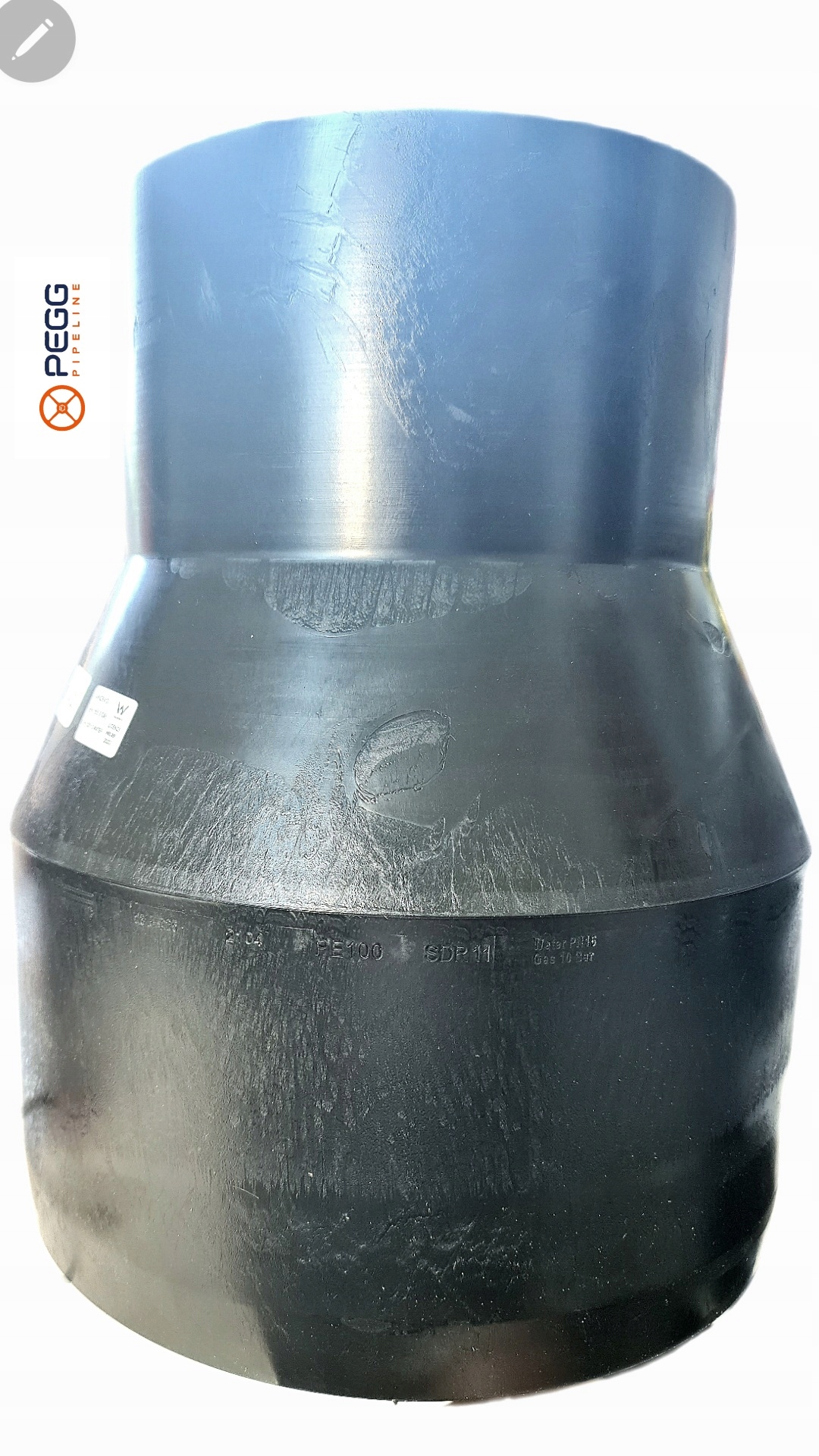 Čelová redukcia PE100 SDR11 315 X 225 Fusion