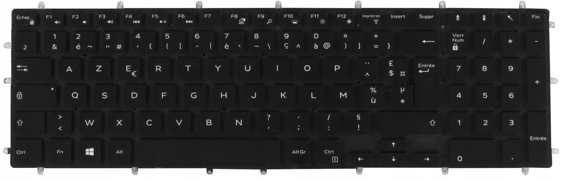 Dell 0CMH7P Azerty klávesnice pro Inspirion 7566 7577 7587 7570