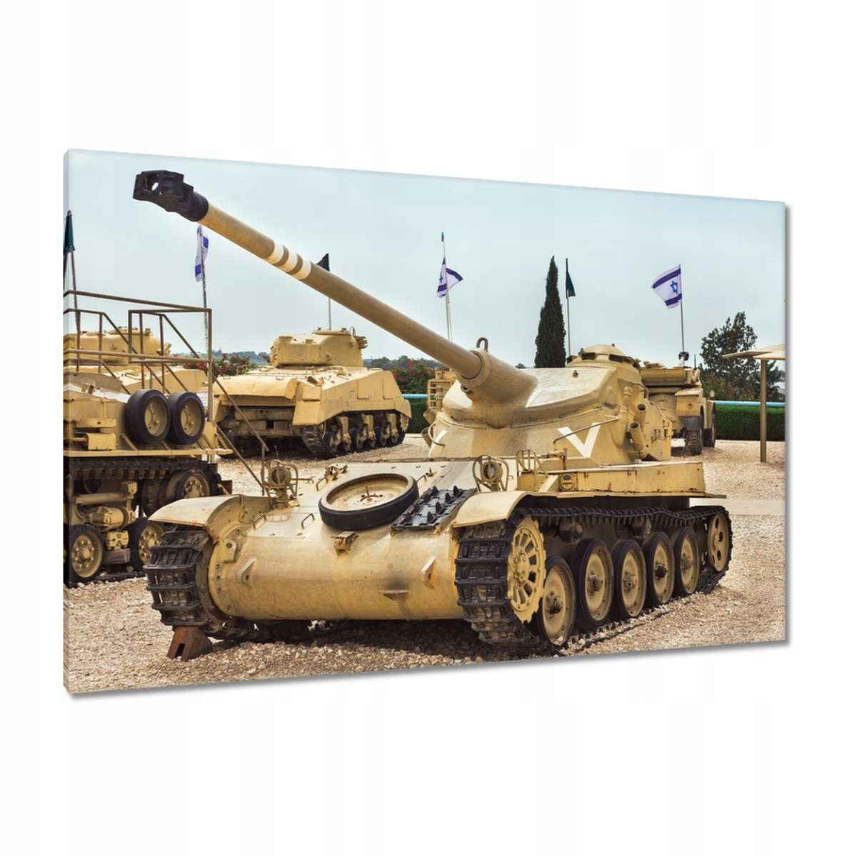 Obrazy 120x80 Pancéřované tanky Izrael