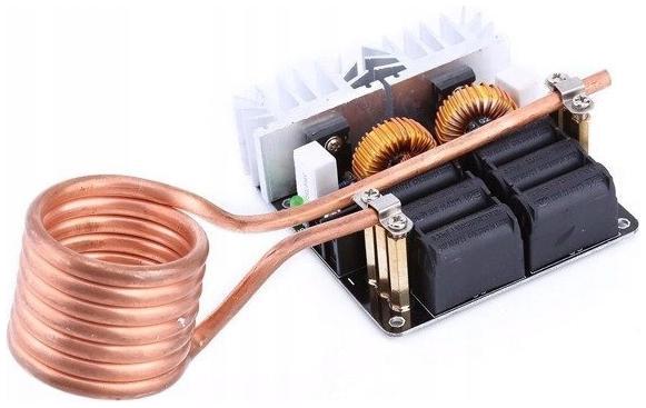Piec Indukcyjny ZVS 12-48V - 1000W - 20A - Moduł nagrzewnicy indukcyjnej