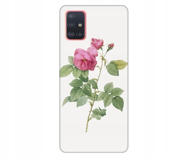 

Etui pokrowiec do Samsung Galaxy A51 Kwiat rózowy