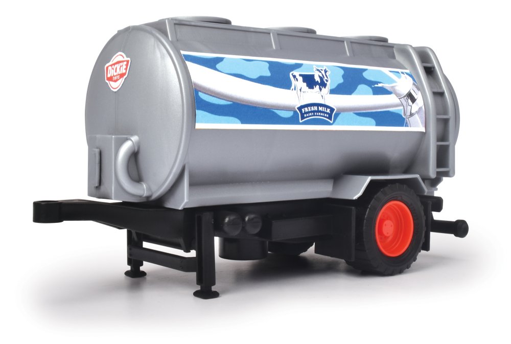 TRAKTOR FENDT Z PRZYCZEPĄ MLEKOWÓZ ŚW/DŹW DICKIE Model FENDT