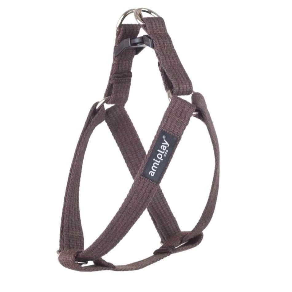 

amiplay Szelki Bawełna Cotton XL 50-95/3cm brązowy