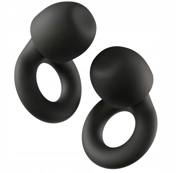 Stylowe Stopery Wkładki Wyciszające do Uszu Loop Quiet 2.0 Black -24db