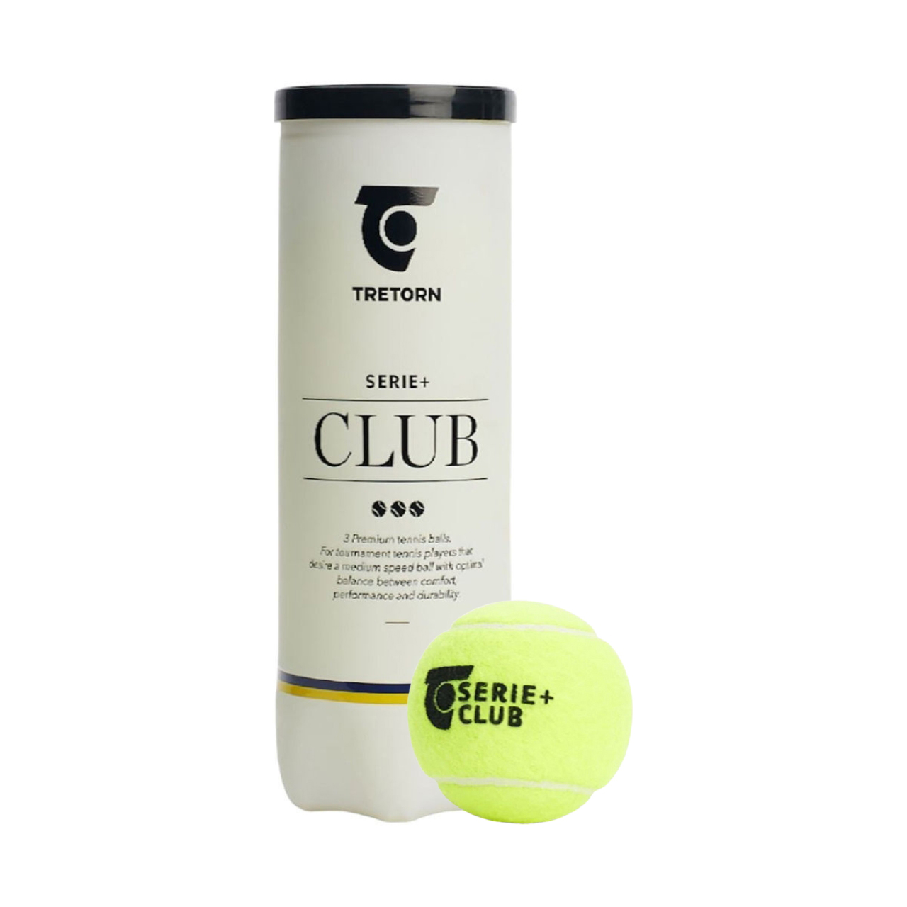 Piłki do tenisa ziemnego Tretorn 3 szt. Tenis Ziemny Ciśnieniowe Turniejowe