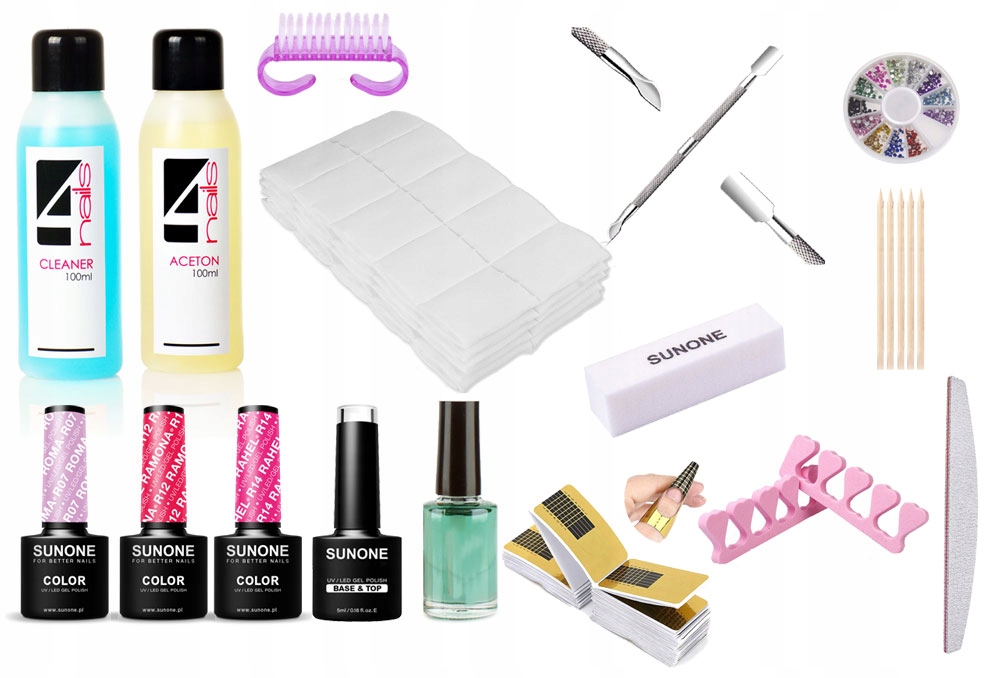 Zestaw hybryd Lampa LED SunX5 Frezarka CT1203 Dodatki Przeznaczenie zestawy do manicure hybrydowego