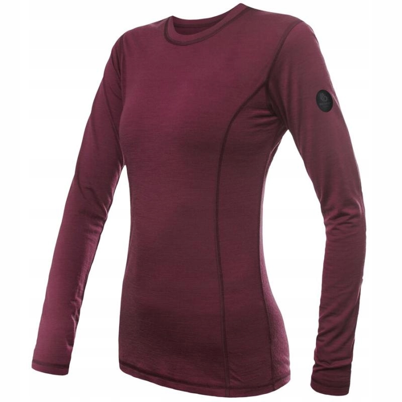Sensor Triko Merino Air dámské dlouhý portská červená XL