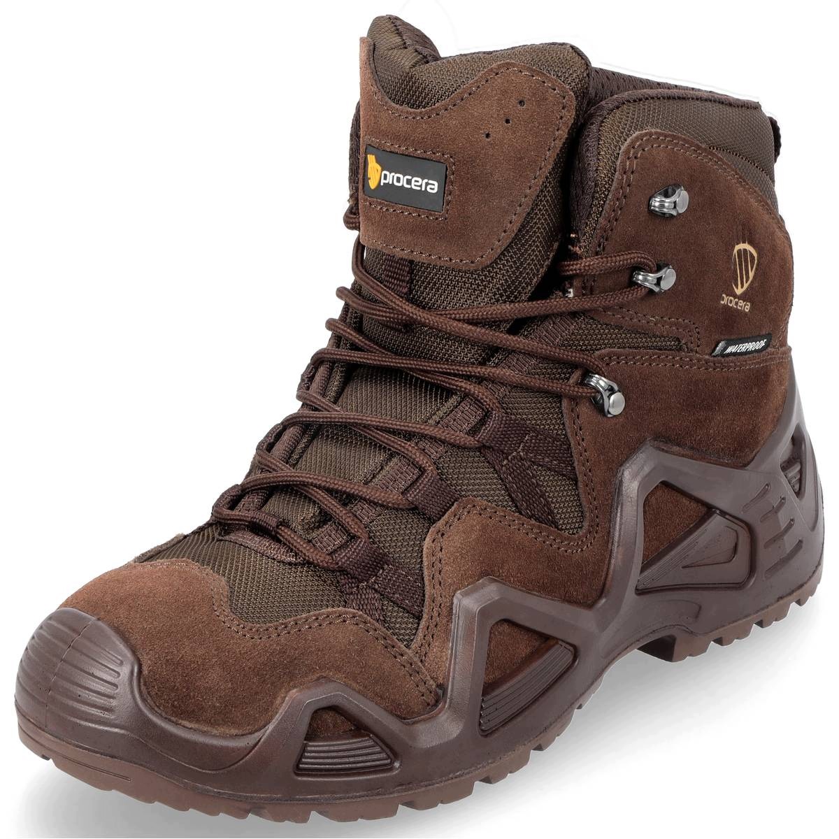 Trzewiki Robocze Taktyczne Welurowe Mocne Explorer Brown rozmiar 40