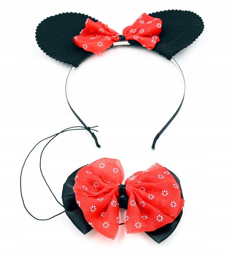 

Myszka Minnie Zestaw Opaska Muszka