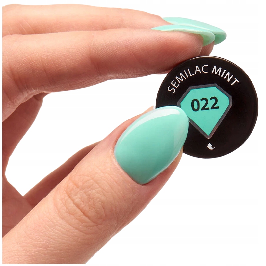 SEMILAC 022 Mint UV LED Lakier Hybrydowy 7ml