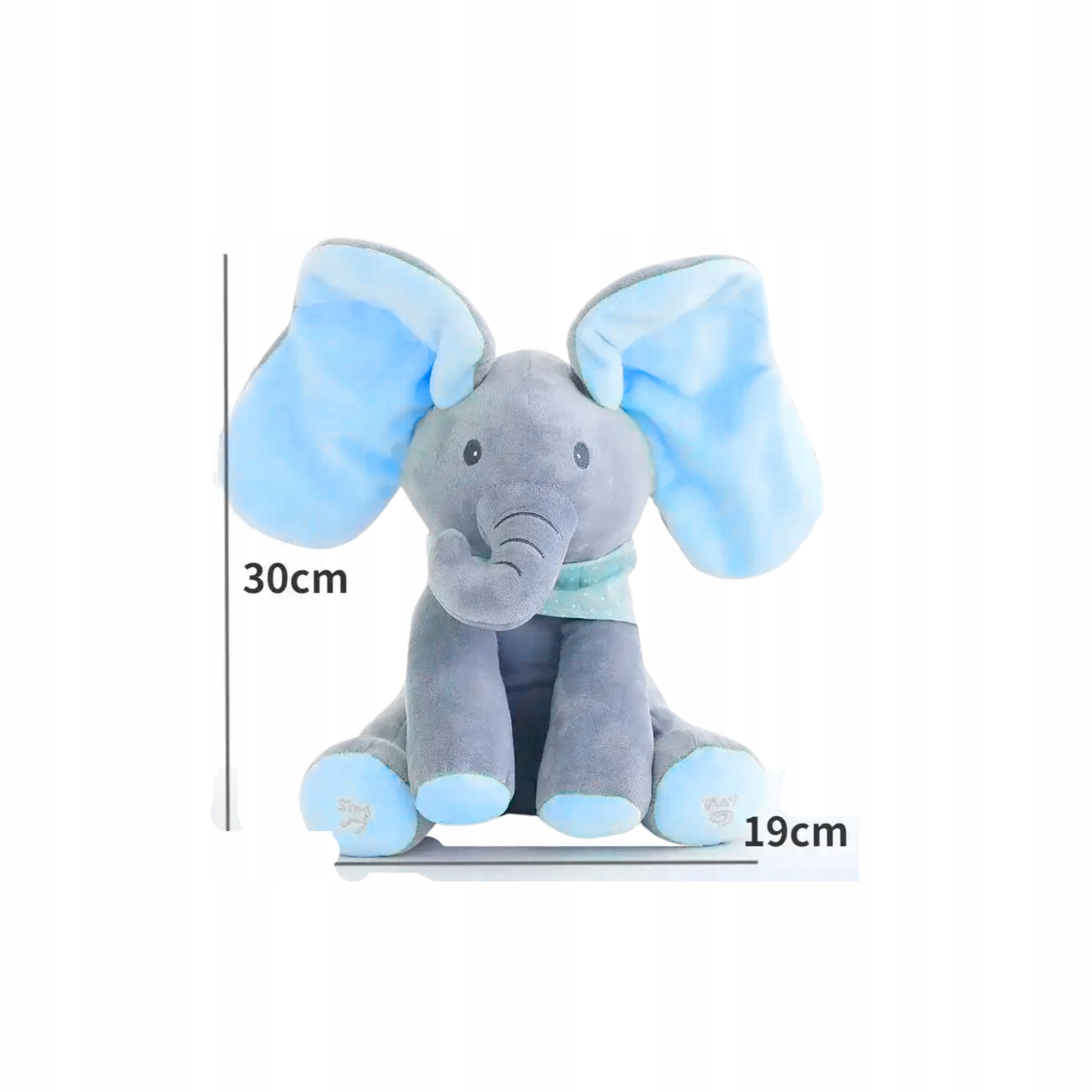 SŁONIK ŚPIEWAJĄCY MASKOTKA AKUKU INTERAKTYWNY SŁOŃ Minimalny wiek dziecka 3