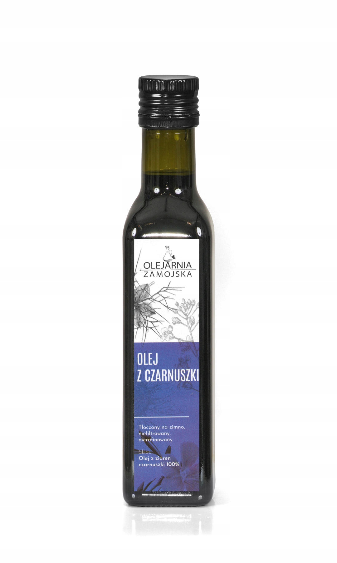 

Olej z czarnuszki 250ml Olejarnia Zamojska