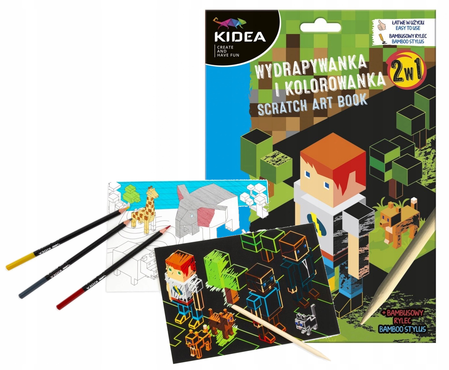 

Kidea Kolorowanka i wydrapywanka 2w1 Game