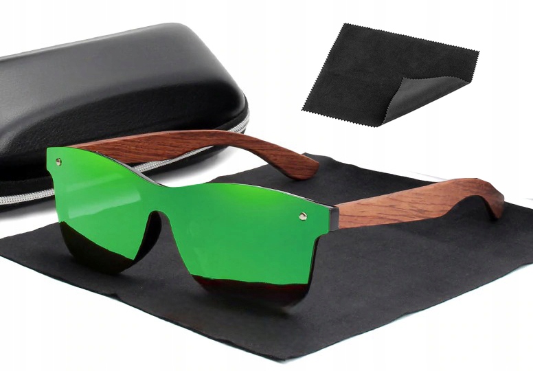 OKULARY DREWNIANE POLARYZACYJNE LUSTRZANKI 1504