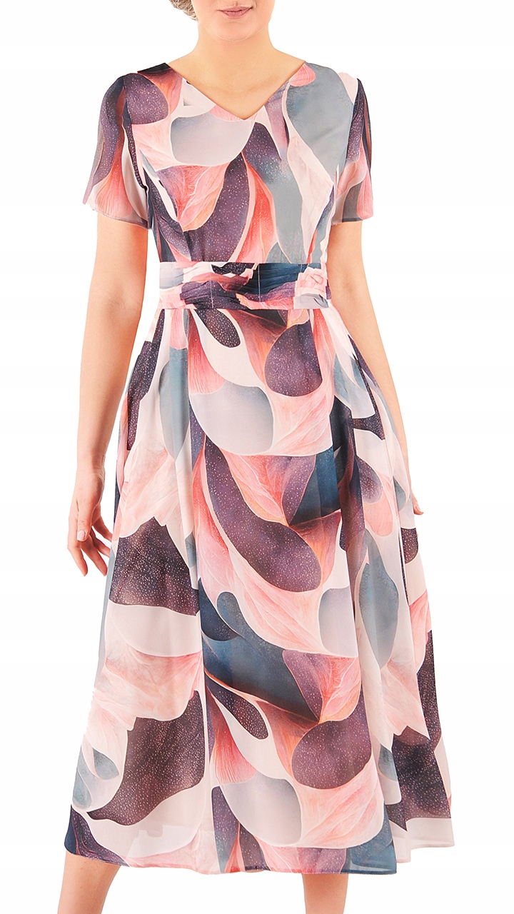 Šaty Elena II 48 let na svatební hostina, elegantní na slavnostní přijímání