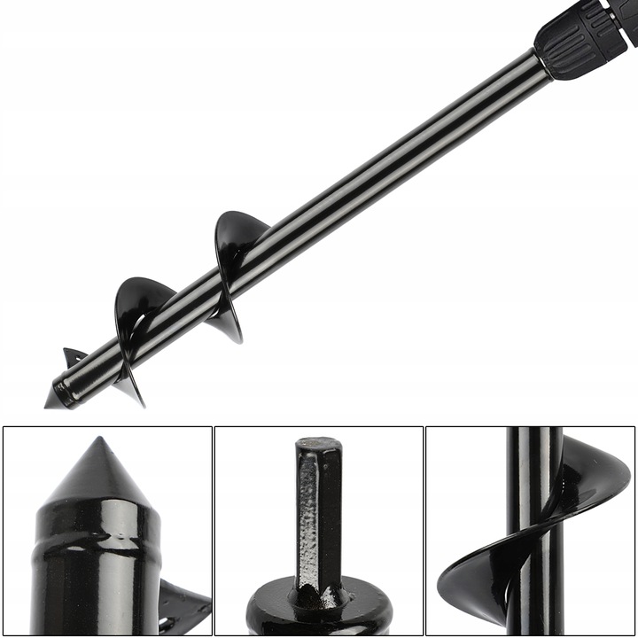 ŚWIDER WIERTŁO WIERTNICA DO SADZENIA ZIEMI GLEBY GLEBOWA 10 CM 60 CM 10/60 Marka inna